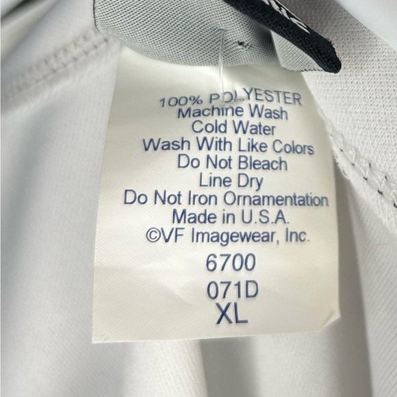 Majestic Tampa Bay Rays Baseball Jersey 2008 World Series Patch Mens Size XL - Picture 13 of 14